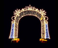 Световая арка сказка ДC-27 для города парка сквера улицы и торгового центра